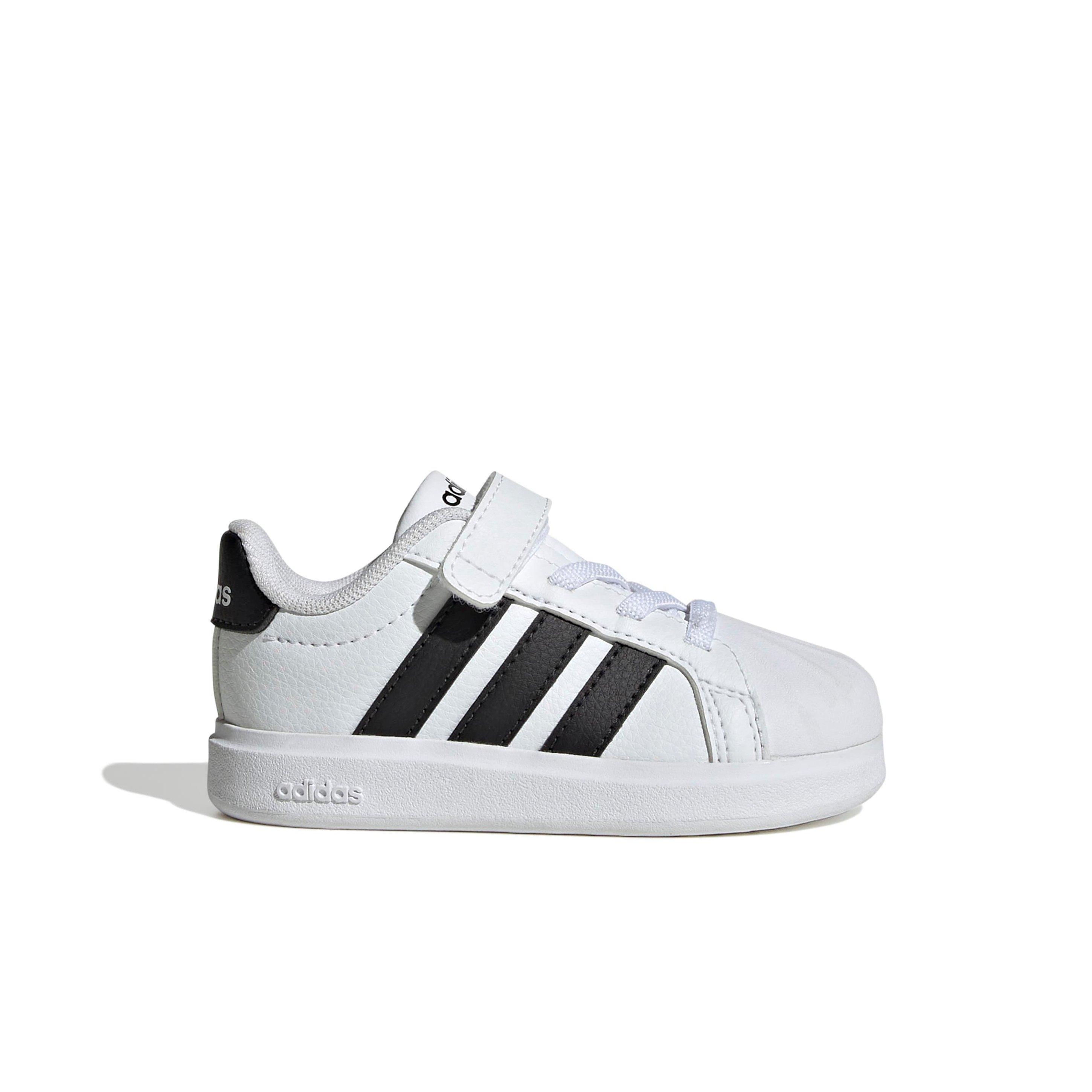 adidas Streettalk "Ftwr White/Core Black/Core Black" Infant Girls' Shoe - WHITE/BLACK/BLACK